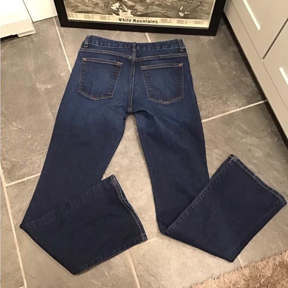 Women's Boot Cut Jeans - Dark Blue - Picture 2 of 12